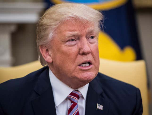 Image for article titled &#39;He Made The Ultimate Sacrifice,&#39; Trump Tells Military Widow About Scooby-Doo Putting Up With Scrappy-Doo