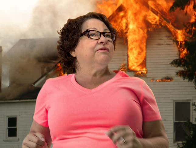 Image for article titled Sonia Sotomayor Narrowly Survives Gas Leak Explosion