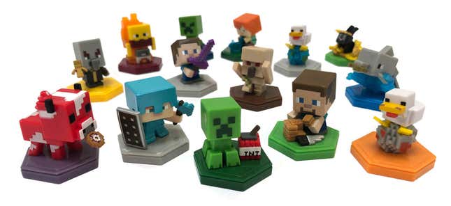 Image for article titled Mattel Is Making Cute Mini NFC-Enabled Toys For Minecraft Earth
