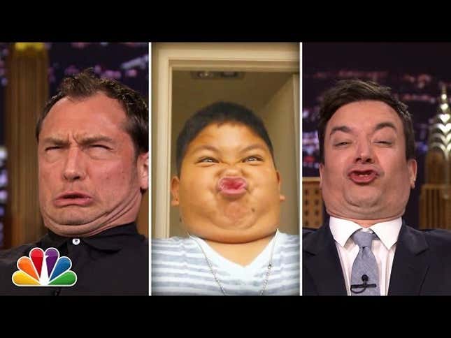 Watch Jude Law Perfectly Mimic the Funny Faces of Children