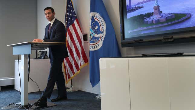 Acting Department of Homeland Security (DHS), Secretary Kevin McAleenan