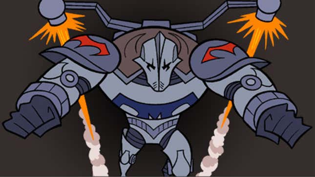 Durge as seen in the 2003 Clone Wars animated series.