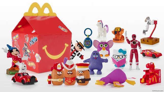 Image for article titled McDonald’s Brings Back Classic Happy Meal Toys