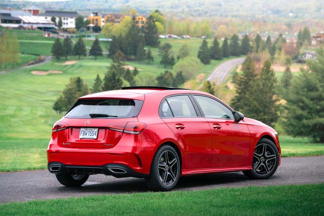 Image for article titled The 2019 Mercedes-Benz A-Class Hatchback Is Now a Solid GTI Rival