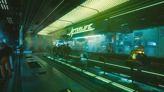 Image for article titled You Can Turn Down Alcohol In Cyberpunk 2077