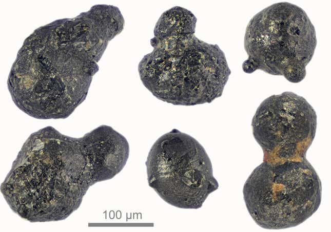 Impact particles recovered from the Sør Rondane Mountains, Antarctica.