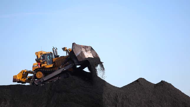 Coal in precarious places.