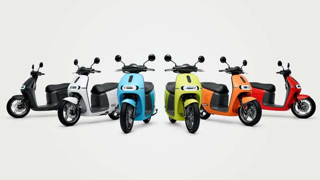 Image for article titled The World&#39;s Largest Motorcycle Market Will Start Using EV Scooters With Swappable Batteries