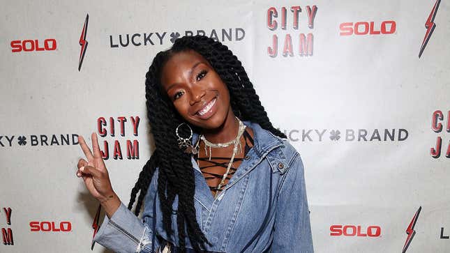 Brandy Norwood attends Lucky Brand Presents Lucky Lounge: City Jam with Brandy on August 5, 2017 in Chicago, Illinois. 