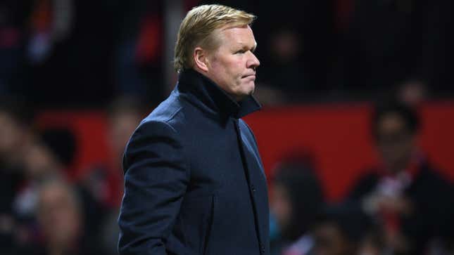 Netherlands Manager Ronald Koeman is reportedly set to take over at Barca.