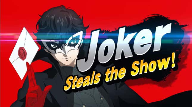 Image for article titled Persona 5&#39;s Joker, A Stage Builder And More Are Coming To Smash Bros. Ultimate Tomorrow
