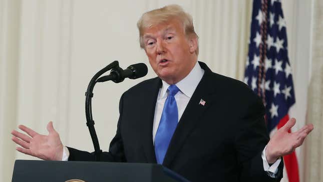 Image for article titled Trump Unveils Plan To Address Migrants With New Open-Fire Policy
