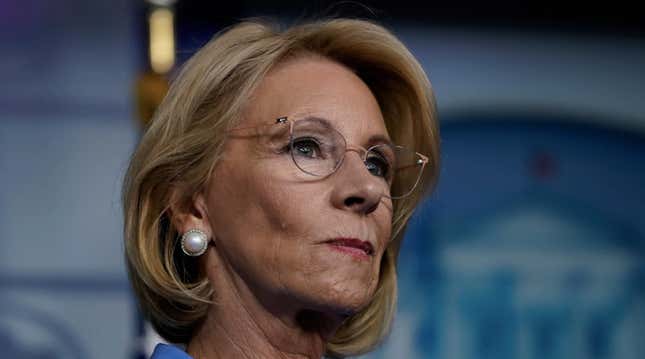 Judge Upholds Betsy DeVos's Horrible Title IX Changes
