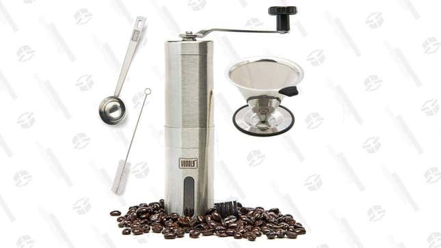 4-Piece Stainless Steel Coffee Grinder and Dipper Set | $15 | Daily Steals | Promo code KJCGRNDR