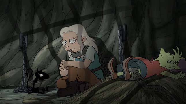 Image for article titled Disenchantment closes out its first season with a witch trial and a new king
