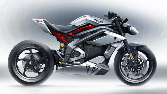 Image for article titled Triumph Wants To Build The Meanest EV Bike Yet