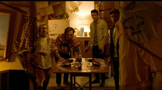 Image for article titled One of the biggest horror-movie scares of the year happens during a game of “Never Have I Ever”