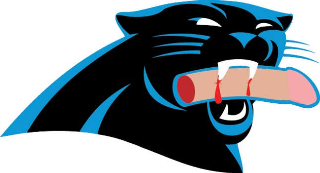 Image for article titled Nation Horrified By Carolina Panthers&#39; Disturbingly Graphic Logo Redesign