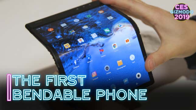 The First Bendable Phone Is an Exciting Piece of Junk