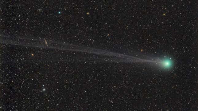 Oort cloud comet C/2014 Q2, also known as Comet Lovejoy, as seen on February 4, 2015. The ESA’s Comet Interceptor will attempt to rendezvous with a comet similar to this. 