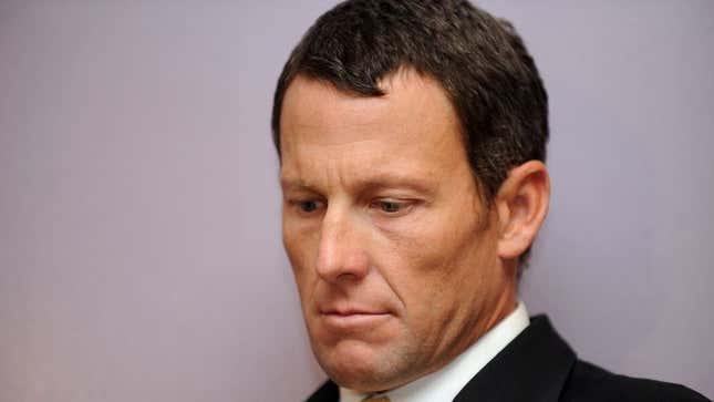 Image for article titled Lance Armstrong Admits To Using Performance-Enhancing Drugs To Show Remorse