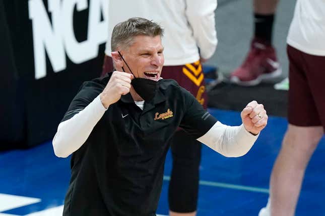 Porter Moser calls the plays. Sister Jean does not.