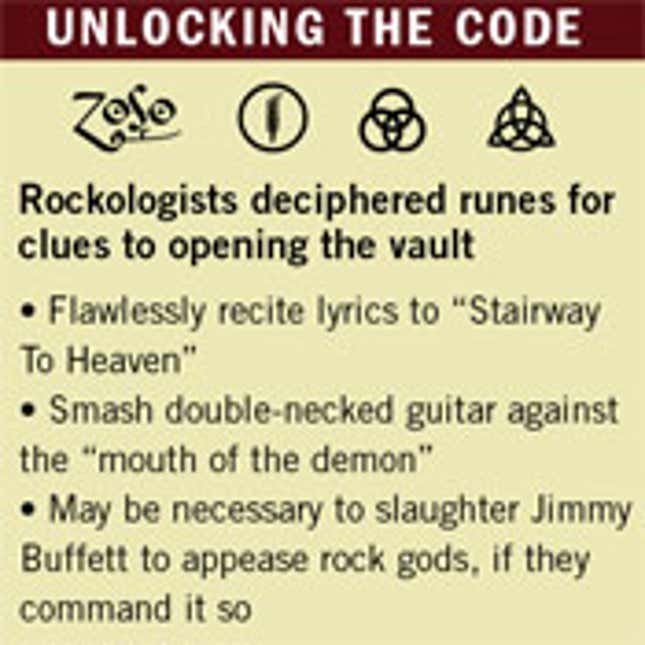Image for article titled Unreleased Jimmy Page Guitar Riff To Be Retrieved From Secret Vault To Save Rock And Roll