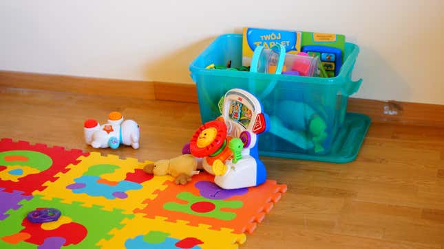 Image for article titled How to Tone Down Your Toddler&#39;s Noisy Toys