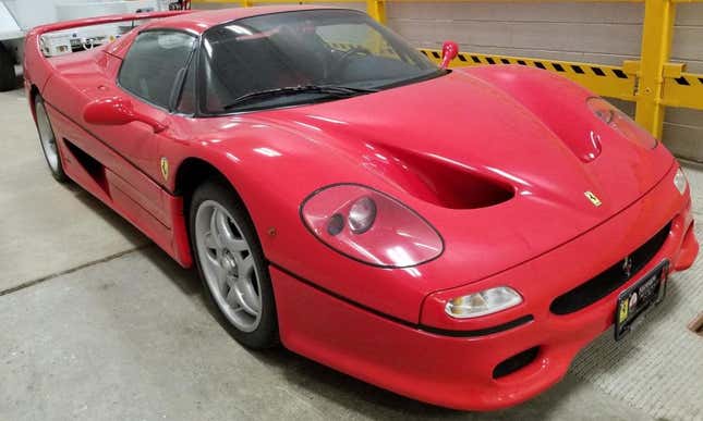 Image for article titled The Feds Have No Idea Who Owns This Stolen Ferrari F50