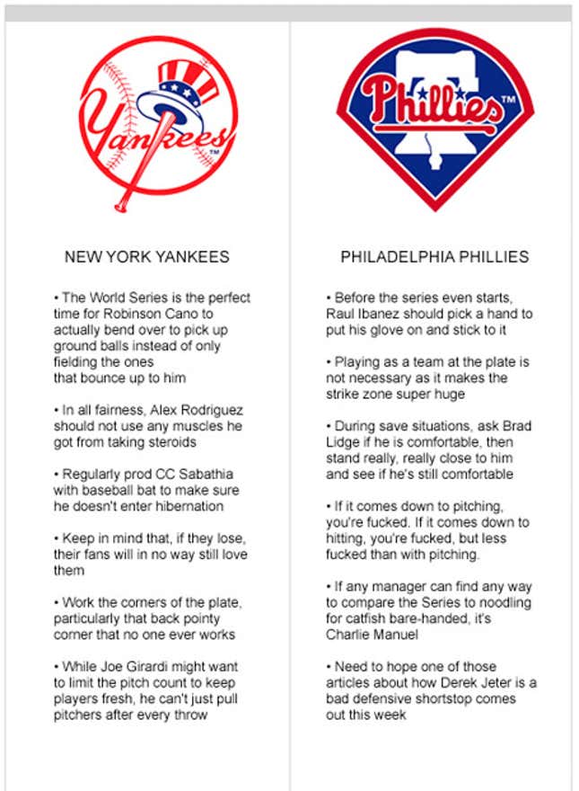 Image for article titled 2009 World Series