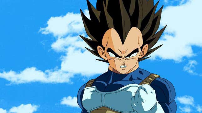 Vegeta, el príncipe de los Saiyan... cuyo nombre proviene de la palabra “vegetables”, o vegetales.