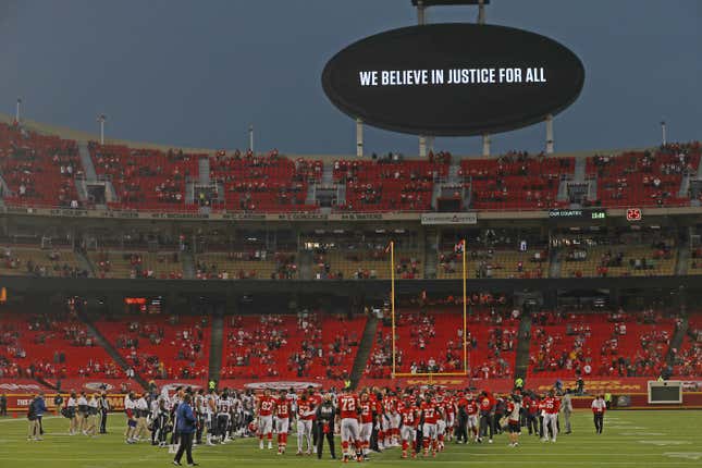 Kansas City Football Fans Booing During the Moment of Silence for