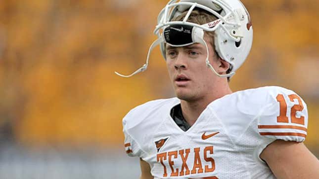 Image for article titled Radio Interviewer Audibly Fellating Colt McCoy