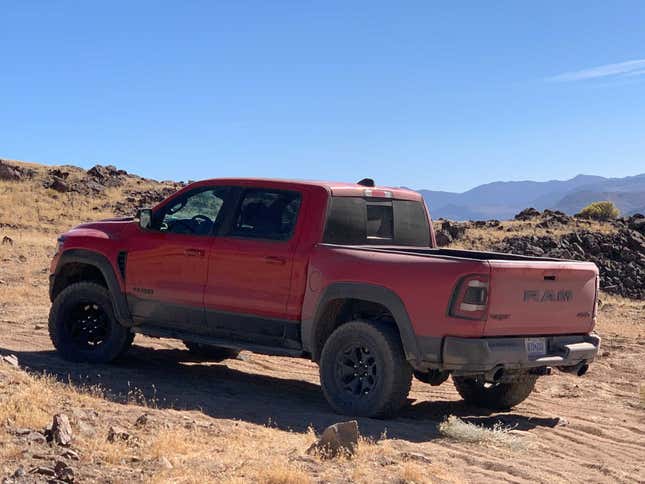 Image for article titled The 2021 Ram 1500 TRX Is Awesome Off-Road And Not So Great At Anything Else