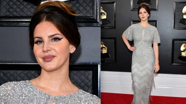 Image for article titled Lana Del Rey Maybe Got Her Grammys Dress at Dillard's, Which Rules