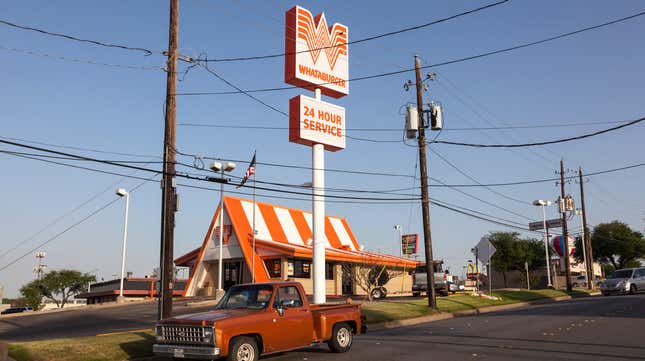 Image for article titled Last Call: Teenager eats 10-patty Whataburger for the benefit of all mankind