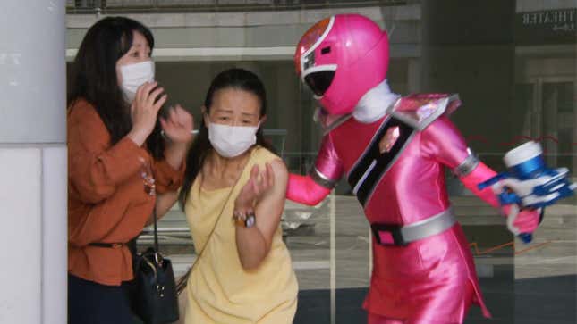 Fun fact: when she’s not a superhero, Kiramei Pink is actually also a doctor. Double duty life-saving!