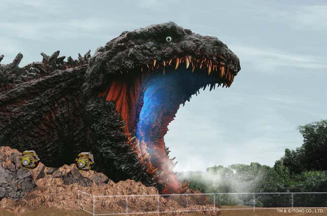 Imagen para el artículo titulado Un parque de atracciones japonés inaugurará una figura de Godzilla a tamaño real en 2020