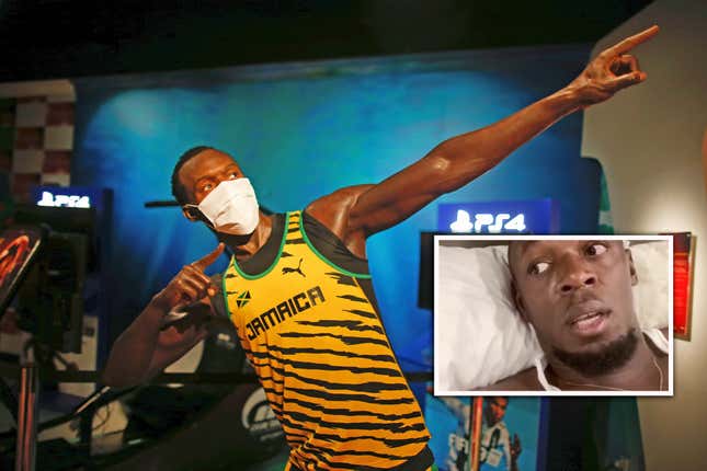 Usain Bolt got the surprise of his life after his surprise birthday party when he found out he had contracted COVID-19.