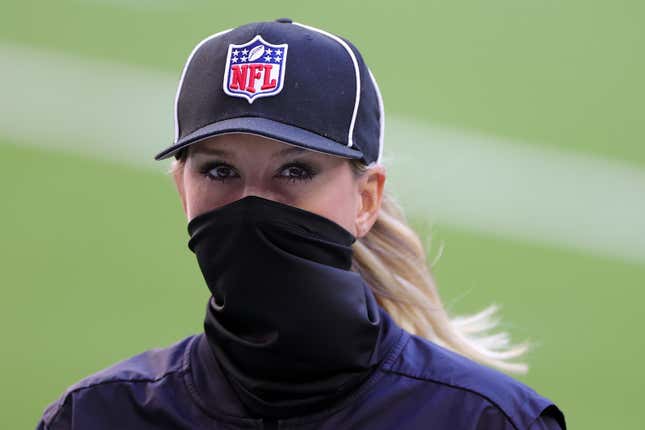 Sarah Thomas will make history as the first woman to officiate a Super Bowl.
