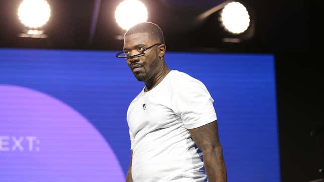 Ray J speaks on stage at the REVOLT X AT&amp;T 3-Day Summit In Los Angeles - Day 1 on October 25, 2019 in Los Angeles, California. 
