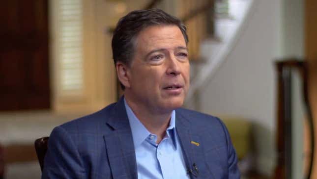 Image for article titled Comey Suddenly Realizes Entire Book Just A Subconscious Defense Mechanism To Hide His True Feelings