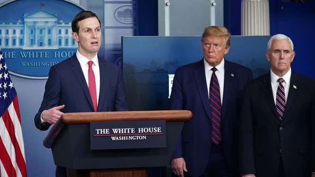 Image for article titled Jared Kushner Says States Should Have Planned Ahead Before Joining The Union