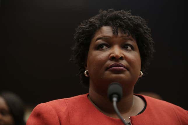 Image for article titled Stacey Abrams Almost Beat a Crooked Voting System. Now She’s Making Sure Other Politicians Don’t Have To