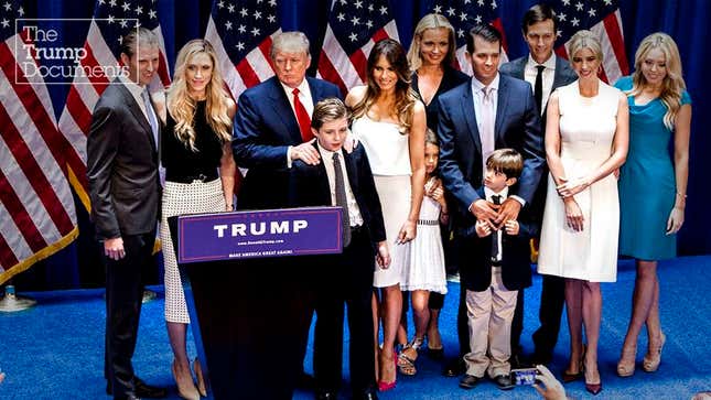 Image for article titled The Trump Family