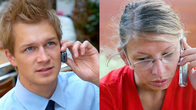 Image for article titled Brother, Sister Talk On Phone To Make Mom Happy