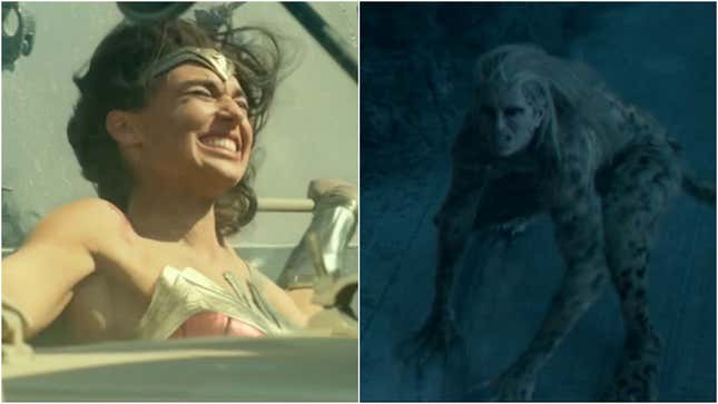 Gal Gadot shows off Kristen Wiig in Cheetah costume for first time in new <i>Wonder Woman 1984</i> trailer