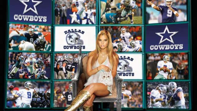 Image for article titled Jessica Simpson Completes Elaborate Plan To Destroy Cowboys&#39; Season