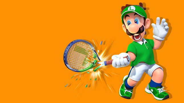 mario and luigi tennis