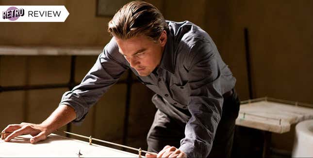 Will the top drop? Leonardo DiCaprio waits in Inception.